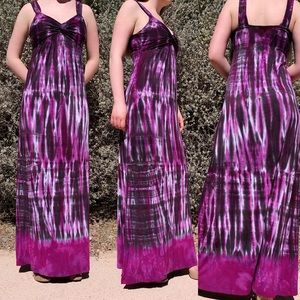Tie dye Purple Dress